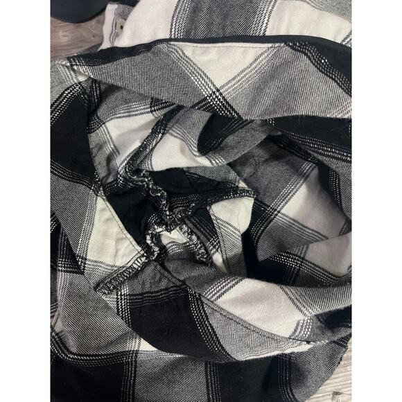 Victoria Secret Black and White Checkered Romper Size Large - Picture 14 of 15